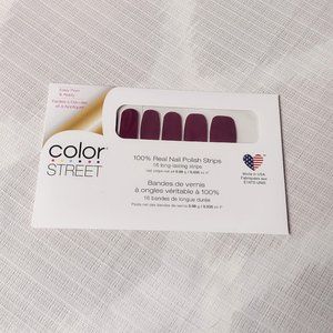 Color Street Nail Polish Strips Aberdeen Aubergine